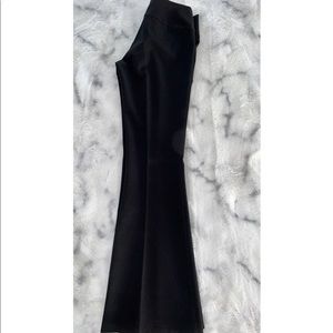 Black, never worn flair pants